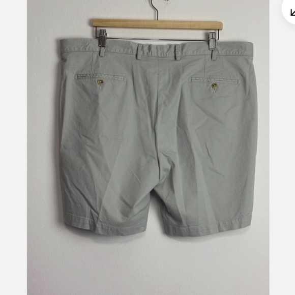 Peter Millar Mens Twill Shorts Bermudas Light Gray Waist 8" Inseam Size 40 NWT - Picture 3 of 6
